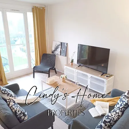 Apartment Logement Pour 4 - 2 Chambres, Parking & Balcon *